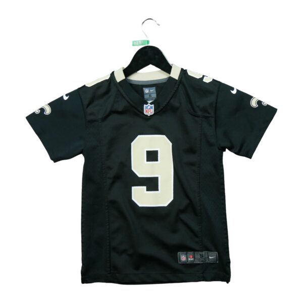 Maillot manches courtes enfant noir Nike Equipe New Orleans Saints QWE0237