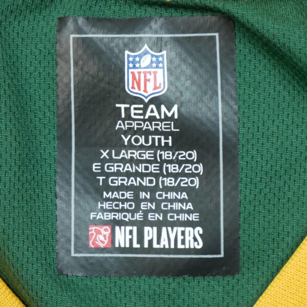 Maillot manches courtes enfant vert NFL Team Apparel Equipe Green Bay Packers QWE1224