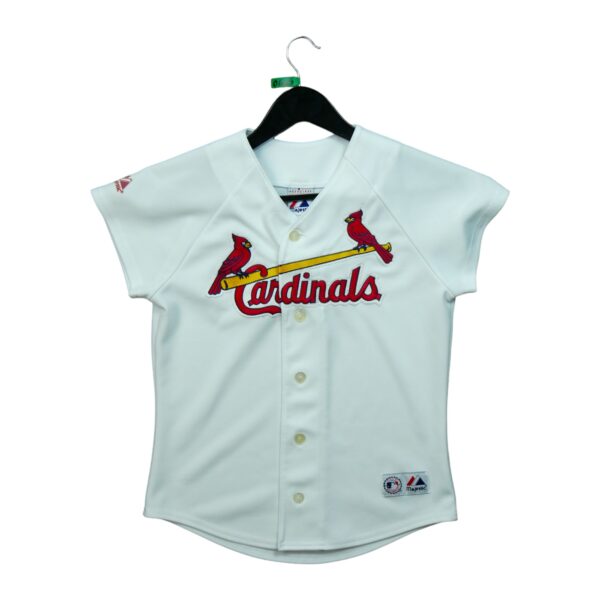Maillot manches courtes femme blanc Majestic Equipe Cardinals de Saint Louis QWE0465