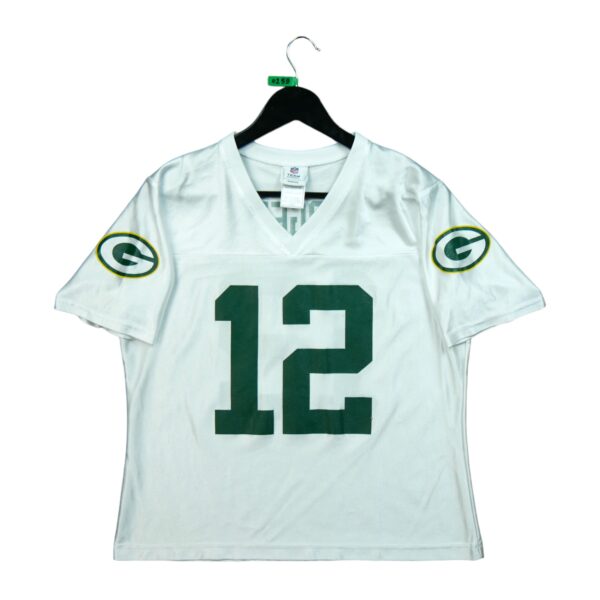 Maillot manches courtes femme blanc NFL Team Apparel Equipe Green Bay Packers QWE0259