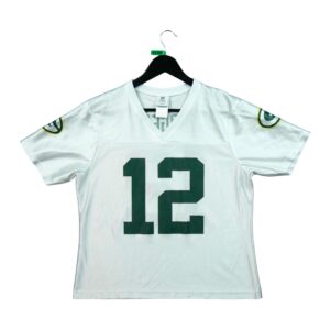 Maillot manches courtes femme blanc NFL Team Apparel Equipe Green Bay Packers QWE0259