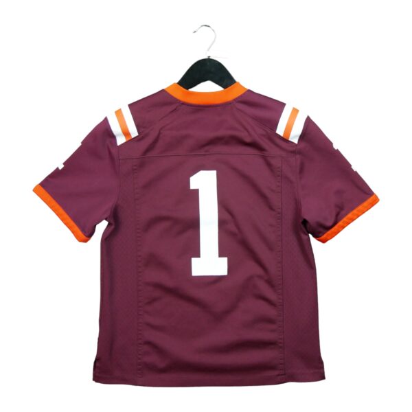 Maillot manches courtes femme bordeaux Nike Equipe Virginia Tech QWE3658