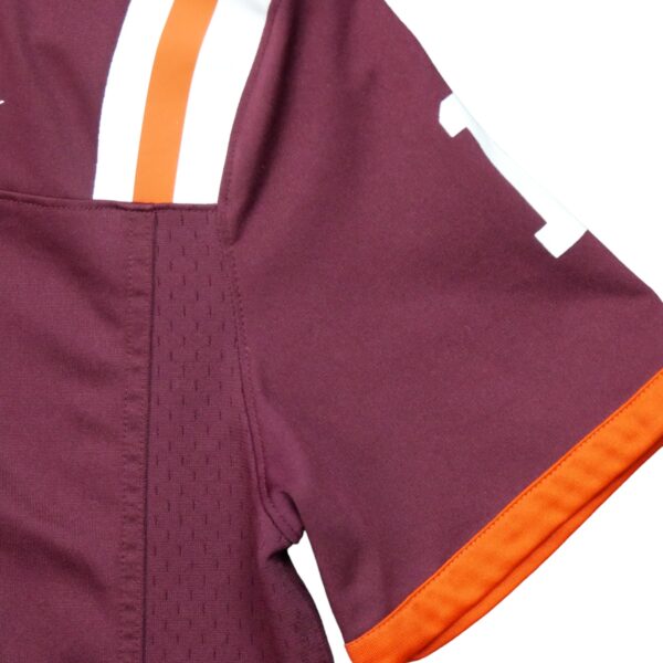 Maillot manches courtes femme bordeaux Nike Equipe Virginia Tech QWE3658