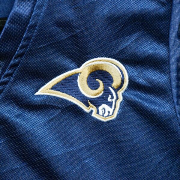 Maillot manches courtes femme marine NFL Team Apparel Equipe Los Angeles Rams QWE0208