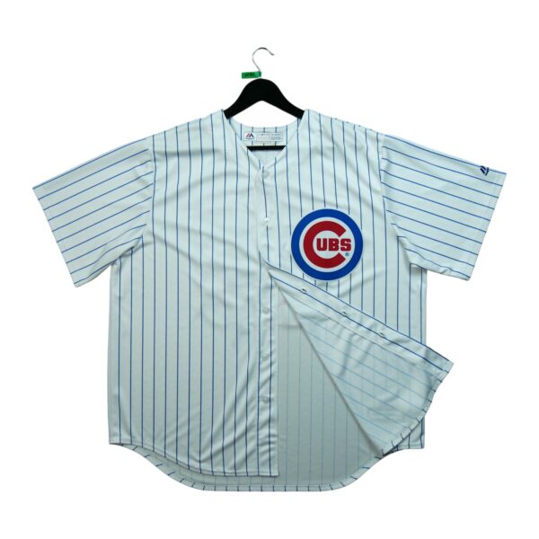Maillot manches courtes homme blanc Majestic Equipe Cubs de Chicago QWE0131