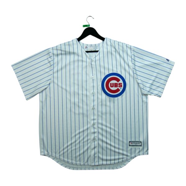 Maillot manches courtes homme blanc Majestic Equipe Cubs de Chicago QWE0131