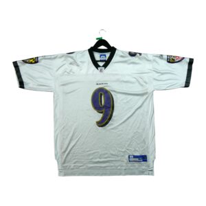 Maillot manches courtes homme blanc Reebok Equipe Baltimore Ravens QWE0239