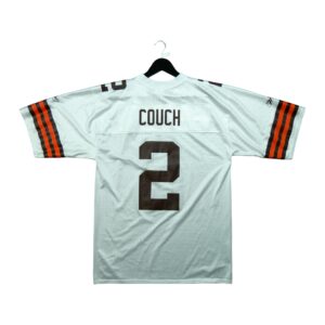 Maillot manches courtes homme blanc Reebok Equipe Cleveland Browns QWE3295