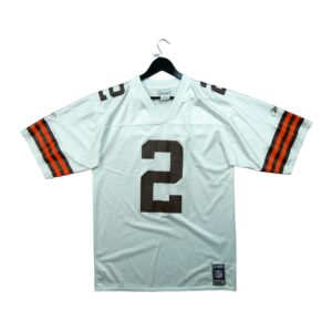 Maillot manches courtes homme blanc Reebok Equipe Cleveland Browns QWE3295