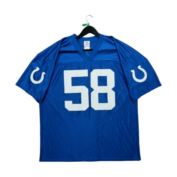Maillot manches courtes homme bleu NFL Team Apparel Equipe Indianapolis Colts QWE0389