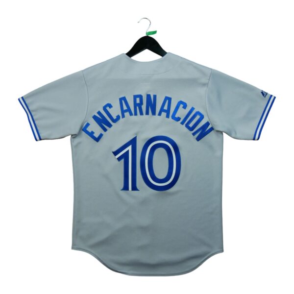 Maillot manches courtes homme gris Majestic Equipe Blue Jays de Toronto QWE0345