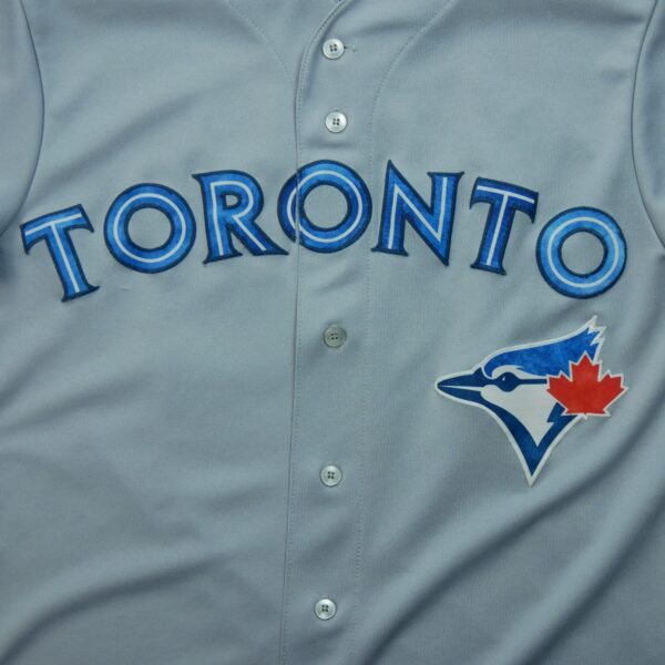 Maillot manches courtes homme gris Majestic Equipe Blue Jays de Toronto QWE0345