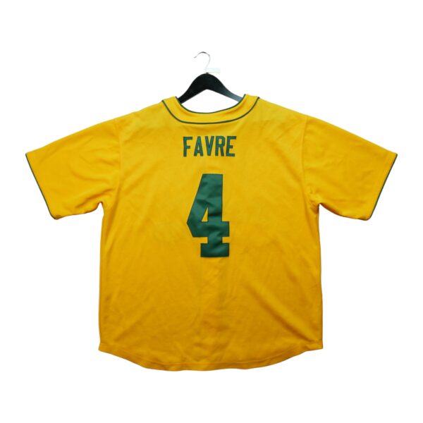 Maillot manches courtes homme jaune NFL Team Apparel Equipe Green Bay Packers QWE3741