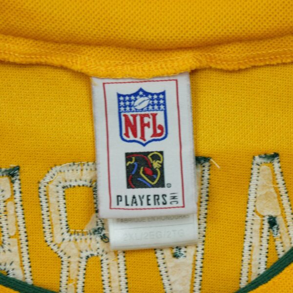 Maillot manches courtes homme jaune NFL Team Apparel Equipe Green Bay Packers QWE3741