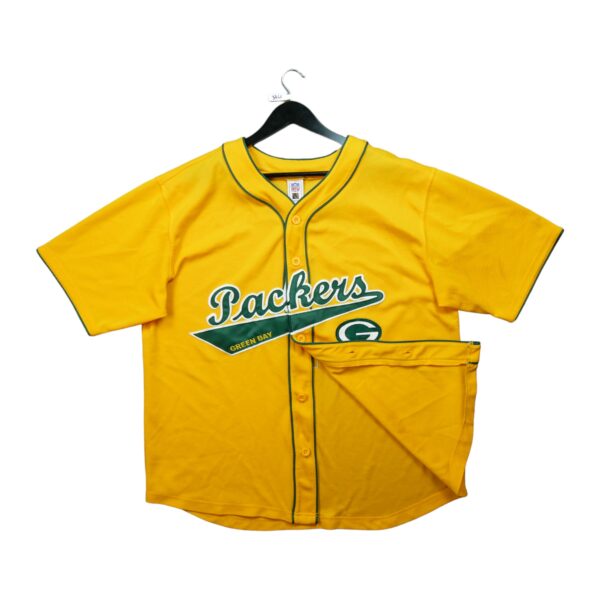 Maillot manches courtes homme jaune NFL Team Apparel Equipe Green Bay Packers QWE3741