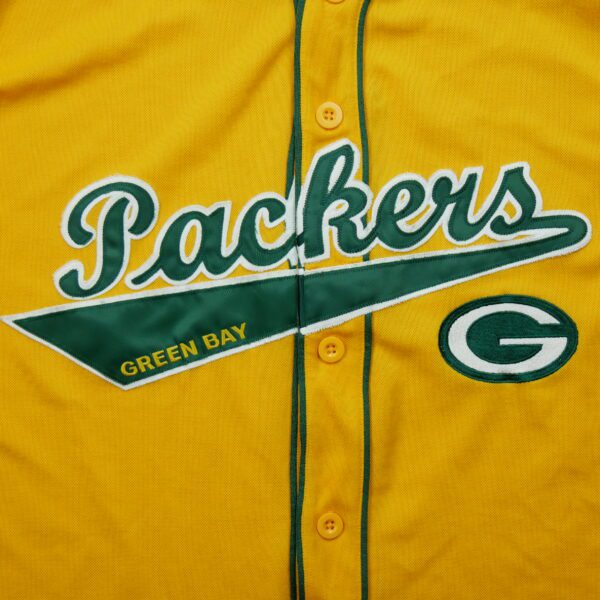 Maillot manches courtes homme jaune NFL Team Apparel Equipe Green Bay Packers QWE3741