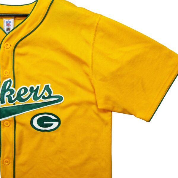 Maillot manches courtes homme jaune NFL Team Apparel Equipe Green Bay Packers QWE3741