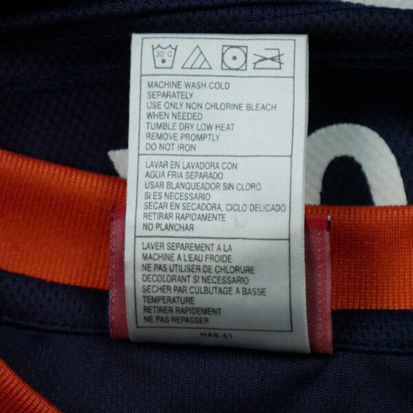 Maillot manches courtes homme marine Reebok Equipe Denver Broncos QWE3465