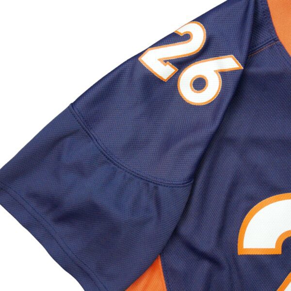 Maillot manches courtes homme marine Reebok Equipe Denver Broncos QWE3465