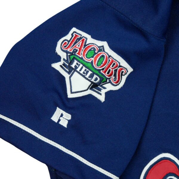 Maillot manches courtes homme marine Russell Athletic Equipe Guardians de Cleveland QWE3478