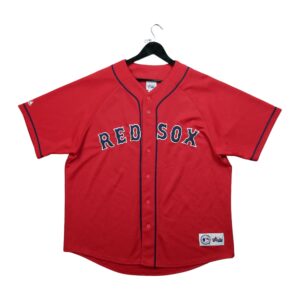 Maillot manches courtes homme rouge Majestic Equipe Red Sox de Boston QWE3799