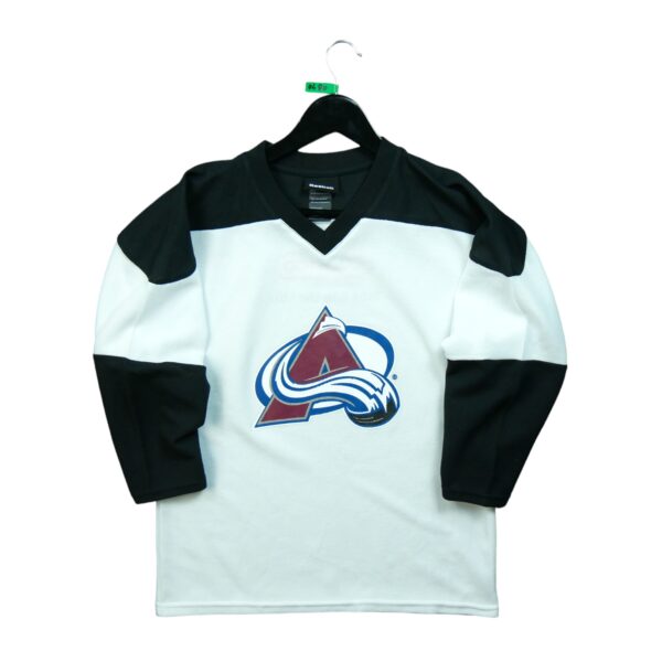 Maillot manches longues enfant blanc Reebok Equipe Avalanche du Colorado QWE0480