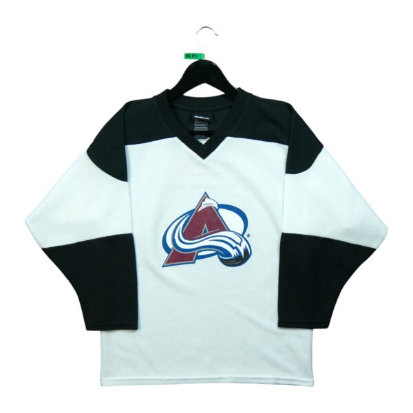 Maillot manches longues enfant blanc Reebok Equipe Avalanche du Colorado QWE0480