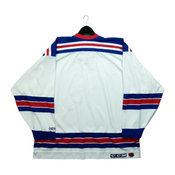 Maillot manches longues homme blanc CCM Equipe Rangers de New York QWE3161