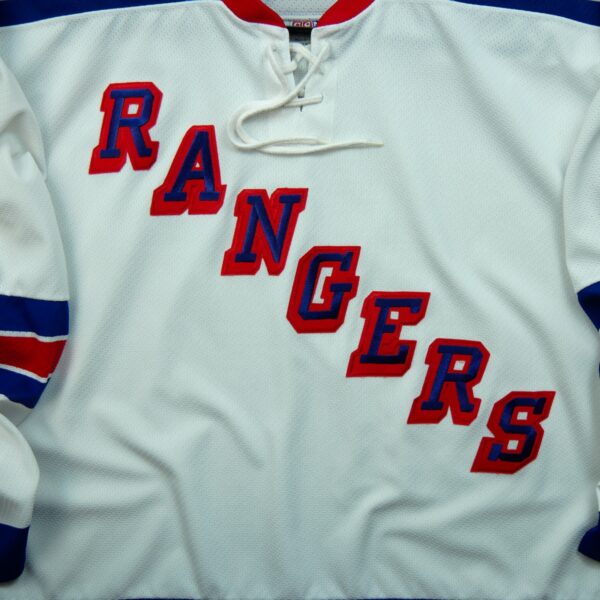 Maillot manches longues homme blanc CCM Equipe Rangers de New York QWE3161