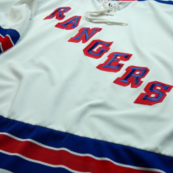 Maillot manches longues homme blanc CCM Equipe Rangers de New York QWE3161