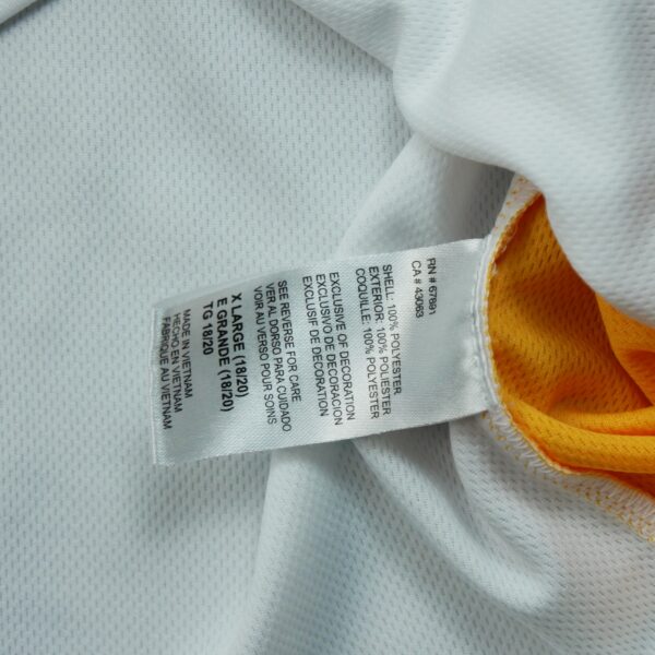Maillot sans manches enfant blanc Adidas Equipe Warriors de Golden State QWE3359