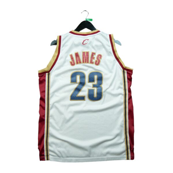 Maillot sans manches homme blanc Adidas Equipe Cavaliers de Cleveland QWE0321
