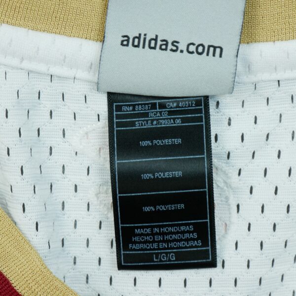 Maillot sans manches homme blanc Adidas Equipe Cavaliers de Cleveland QWE0321