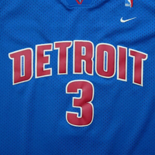 Maillot sans manches homme bleu Nike Equipe Pistons de Detroit QWE3842