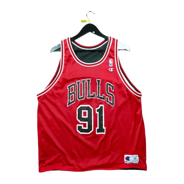 Maillot sans manches homme rouge Champion Equipe Bulls de Chicago QWE1632