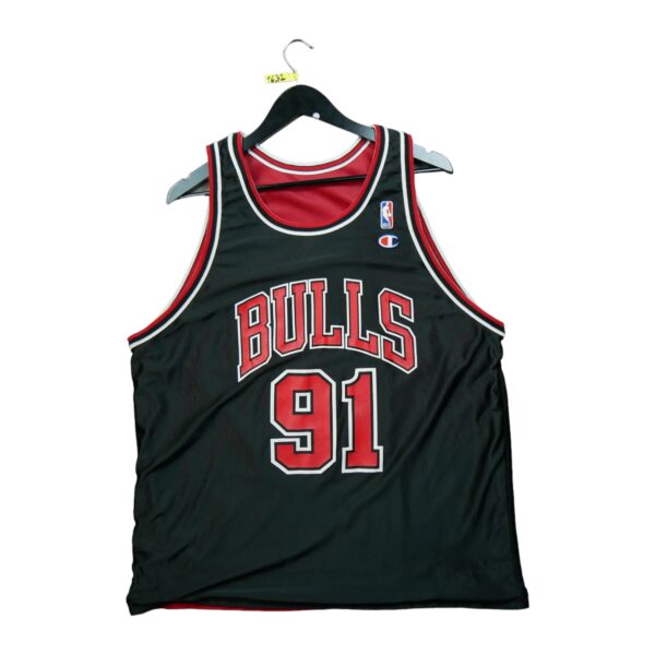 Maillot sans manches homme rouge Champion Equipe Bulls de Chicago QWE1632