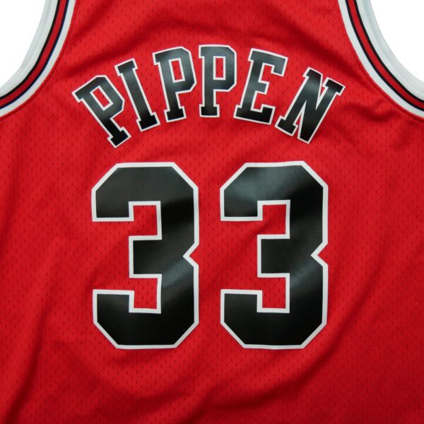 Maillot sans manches homme rouge Mitchell and Ness Equipe Bulls de Chicago QWE3694