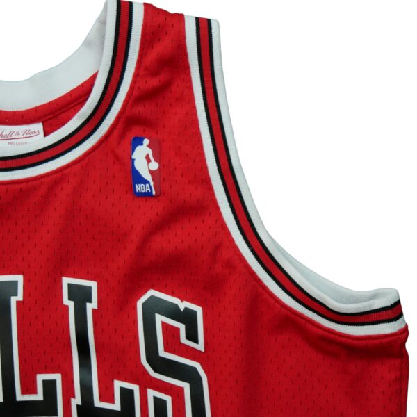 Maillot sans manches homme rouge Mitchell and Ness Equipe Bulls de Chicago QWE3694