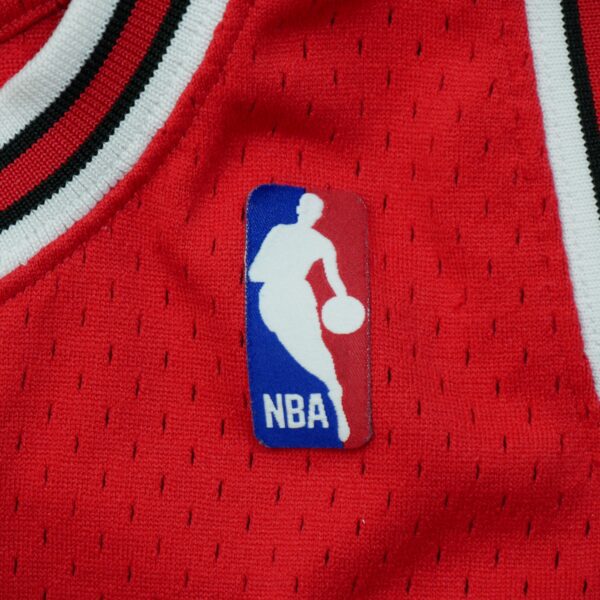 Maillot sans manches homme rouge Mitchell and Ness Equipe Bulls de Chicago QWE3694