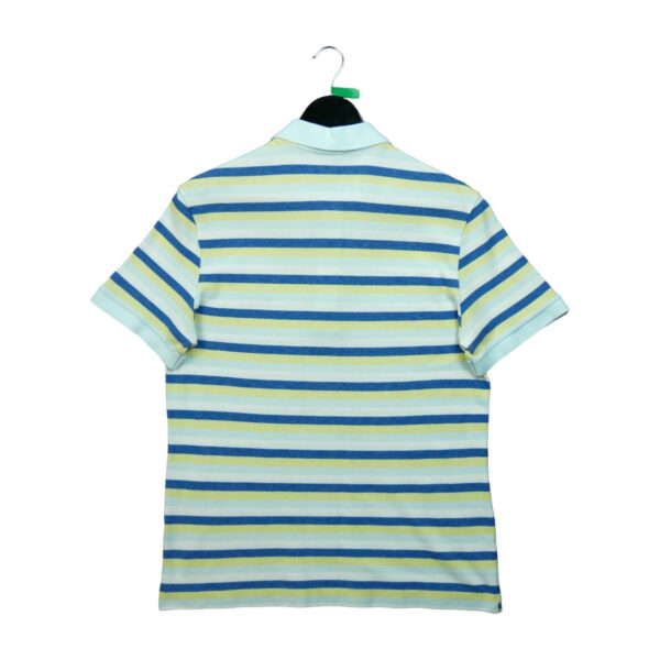 Polo manches courtes homme blanc Lacoste Motif a rayures Col Polo QWE0571