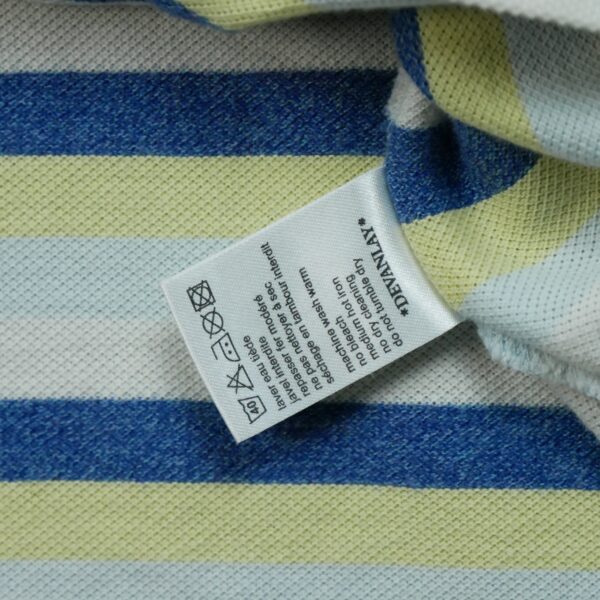 Polo manches courtes homme blanc Lacoste Motif a rayures Col Polo QWE0571