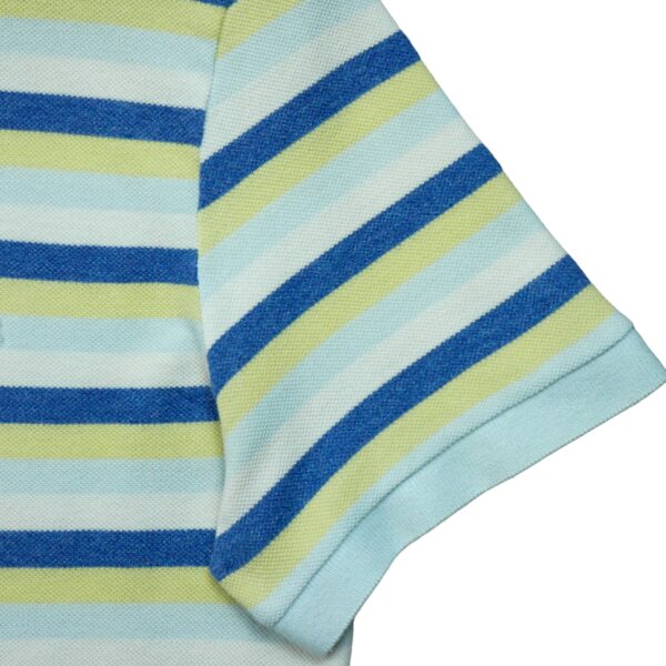 Polo manches courtes homme blanc Lacoste Motif a rayures Col Polo QWE0571