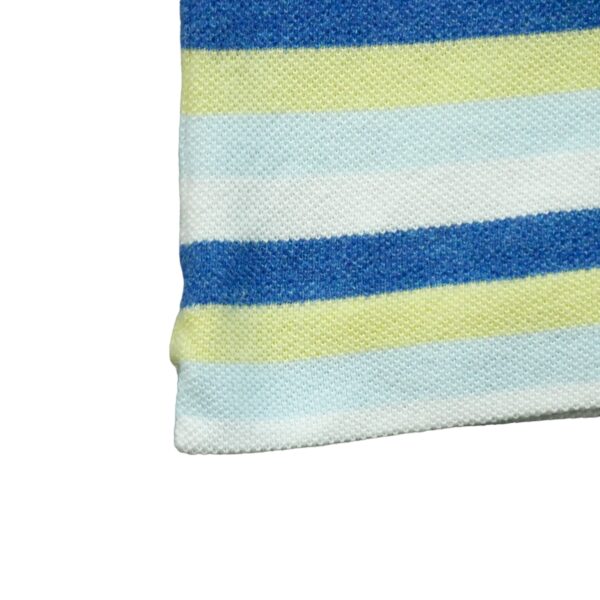 Polo manches courtes homme blanc Lacoste Motif a rayures Col Polo QWE0571