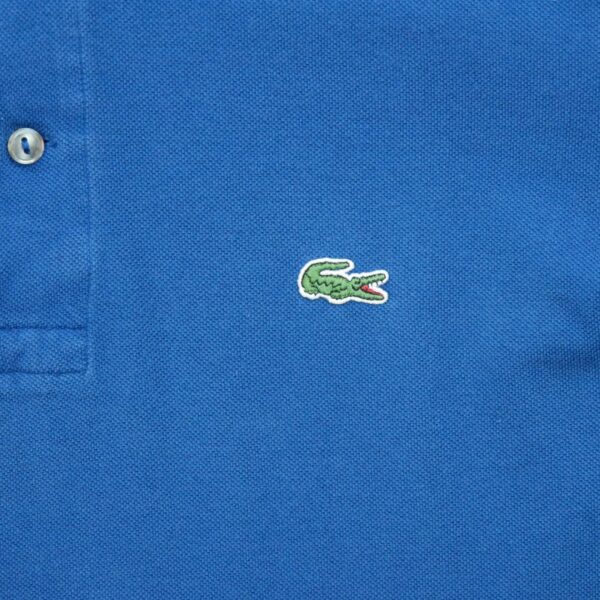 Polo manches courtes homme bleu Lacoste Col Rond QWE1822