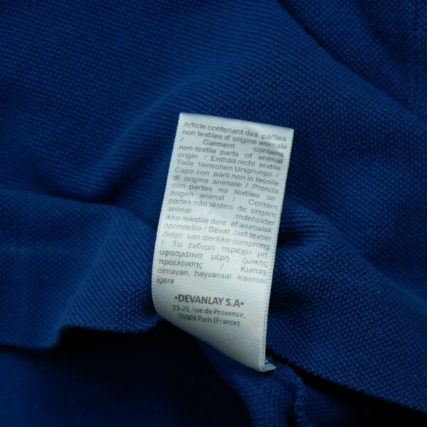 Polo manches courtes homme bleu Lacoste Col Rond QWE1822
