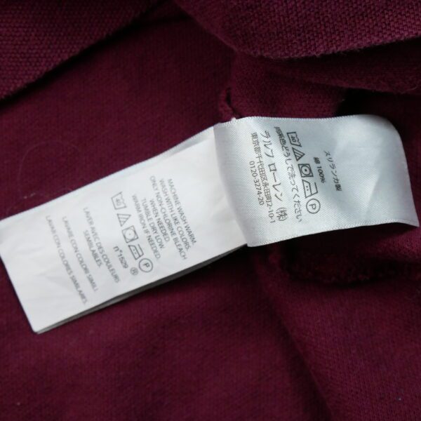 Polo manches courtes homme bordeaux Polo Ralph Lauren Col Polo QWE0590