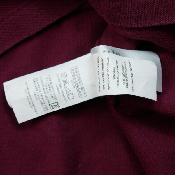 Polo manches courtes homme bordeaux Polo Ralph Lauren Col Polo QWE0590