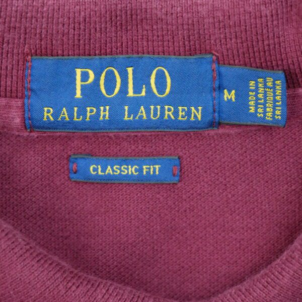 Polo manches courtes homme bordeaux Polo Ralph Lauren Col Polo QWE0590