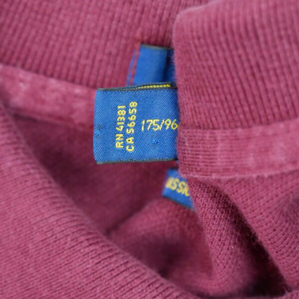 Polo manches courtes homme bordeaux Polo Ralph Lauren Col Polo QWE0590