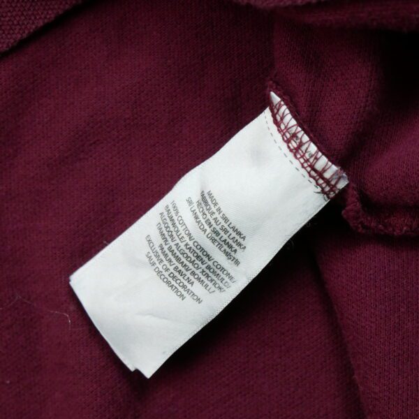 Polo manches courtes homme bordeaux Polo Ralph Lauren Col Polo QWE0590